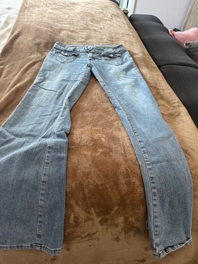 Light Blue Women's Flared Jeans